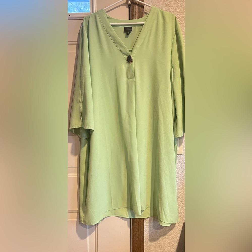 Worthington green dress 2xl womens